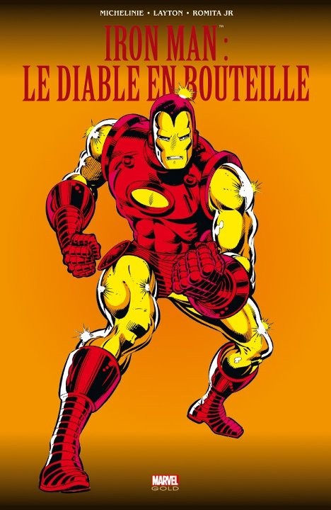 Couverture de l'album Marvel Gold Tome 4 Iron Man : Le Diable en Bouteille