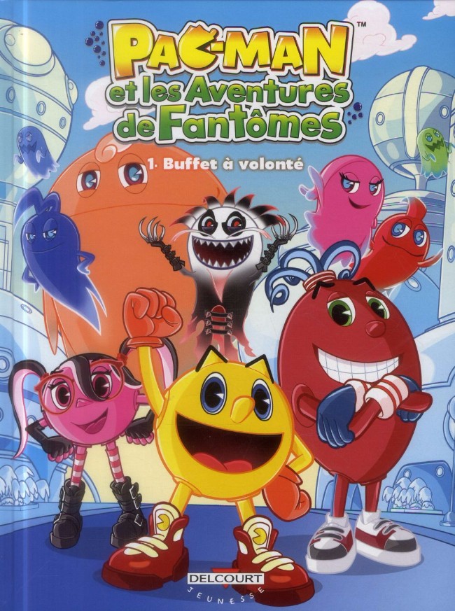 Couverture de l'album Pac-Man et les aventures de fantômes Tome 1 Buffet à volonté
