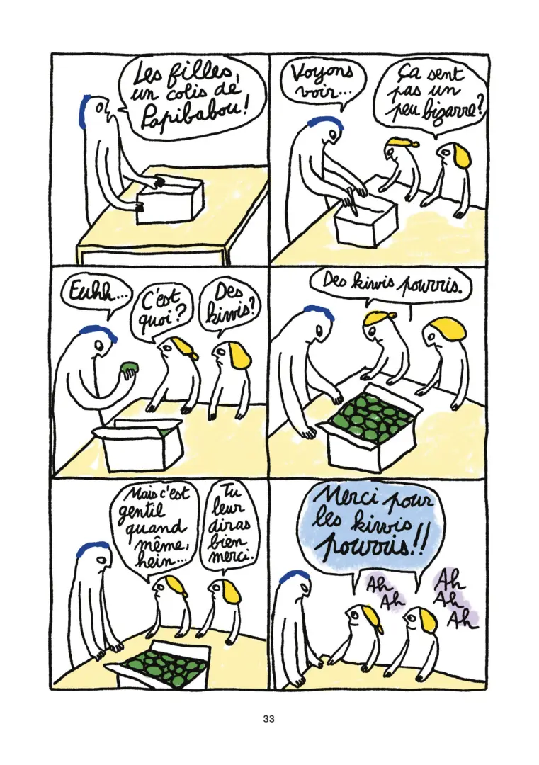 Planche de l'album Tous derrière et eux devant