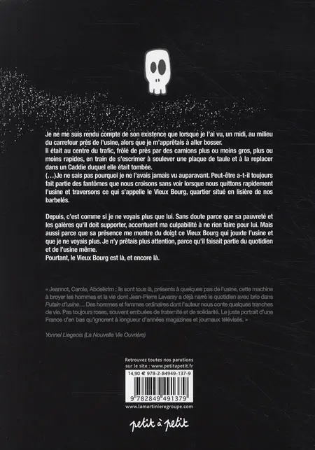 Verso de l'album Putain d'usine Tome 2 Les fantômes du vieux bourg