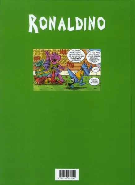 Verso de l'album Ronaldino
