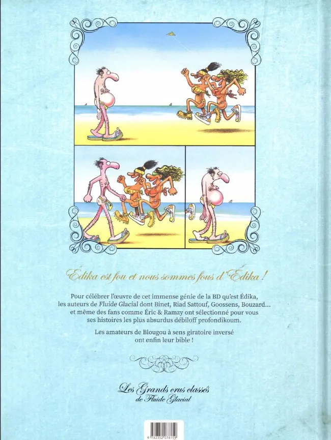 Verso de l'album Les Grands crus classés de Fluide Glacial Édika