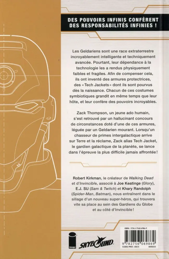 Verso de l'album Tech jacket Tome 2 Décollage