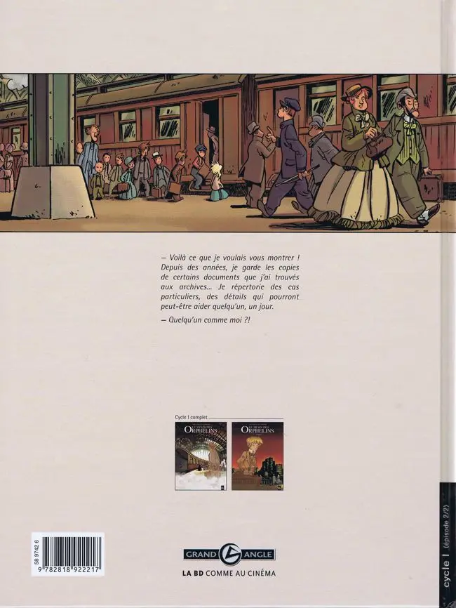 Verso de l'album Le Train des Orphelins Tome 2 Harvey