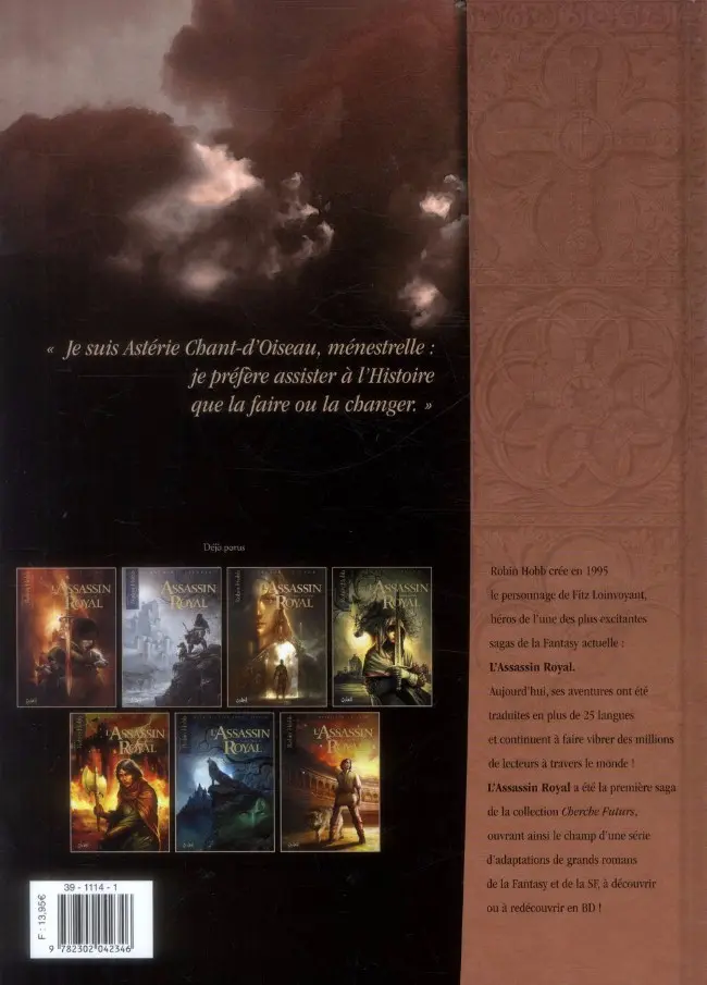 Verso de l'album L'Assassin Royal Tome 8 Astérie Chant-d'Oiseau