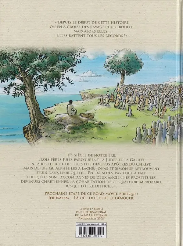 Verso de l'album Le Voyage des pères Tome 2 Alphée