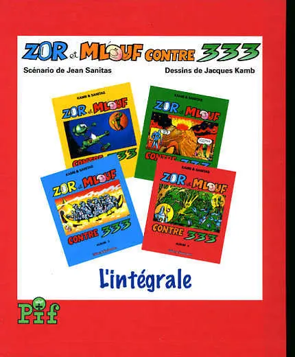 Verso de l'album Zor et Mlouf - Contre 333 Album 4