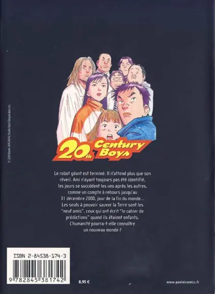 Verso de l'album 20th Century Boys 5