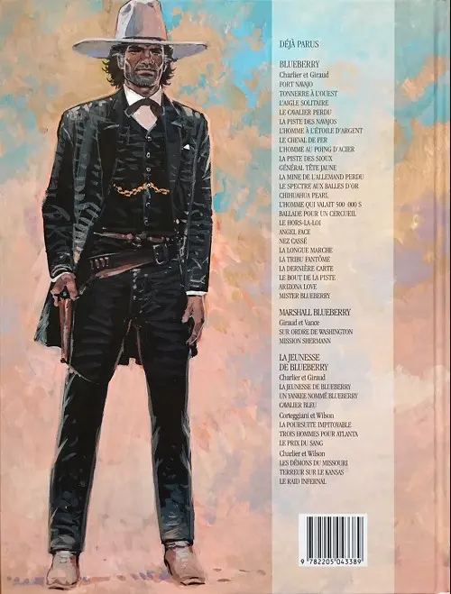 Verso de l'album Blueberry Tome 10 Général Tête Jaune