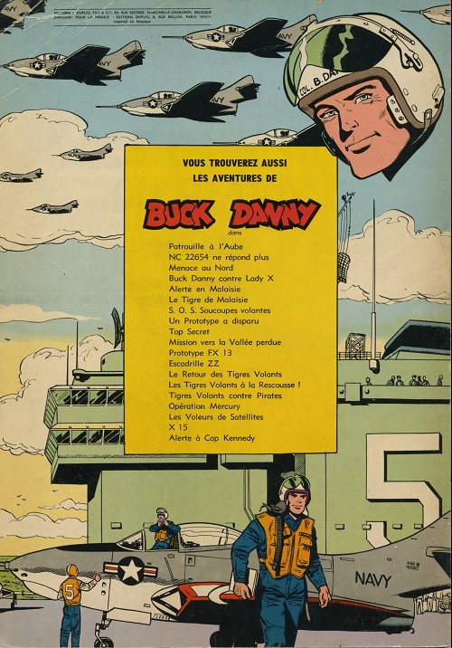 Verso de l'album Buck Danny Tome 9 Les gangsters du pétrole