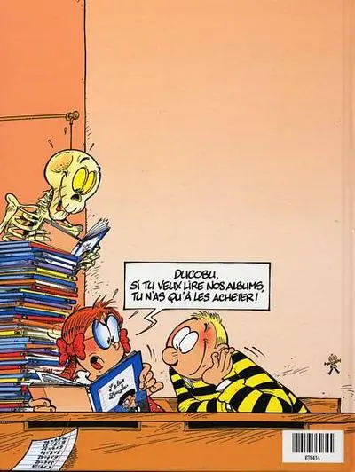 Verso de l'album L'Élève Ducobu Tome 5 Le roi des cancres