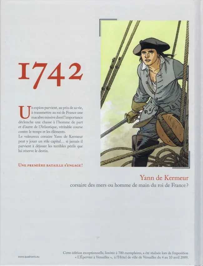 Verso de l'album L'Épervier Tome 7 La mission