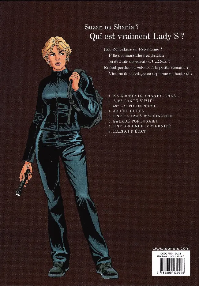 Verso de l'album Lady S. Tome 4 Jeu de dupes