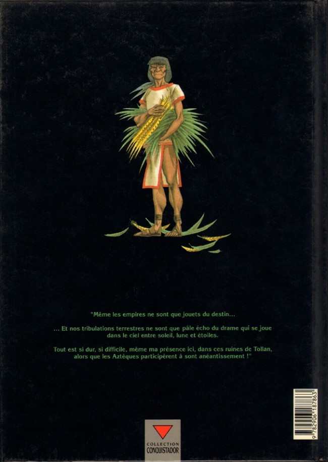 Verso de l'album Aztèques