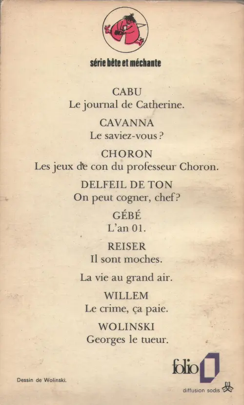 Verso de l'album On ne connait pas notre bonheur