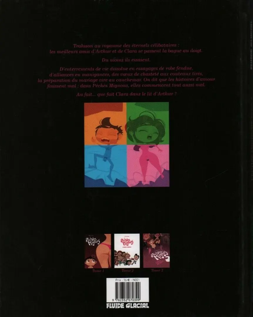 Verso de l'album Péchés Mignons 4