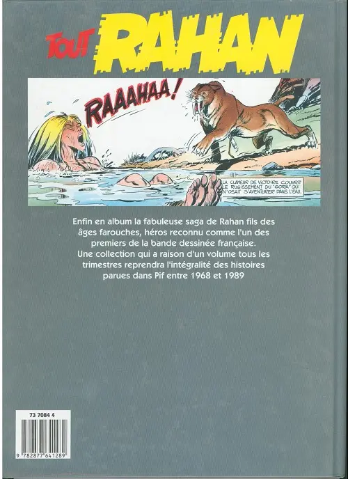 Verso de l'album Tout Rahan Tome 4