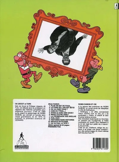 Verso de l'album Robin Dubois Tome 5 Dites-le avec des gags !