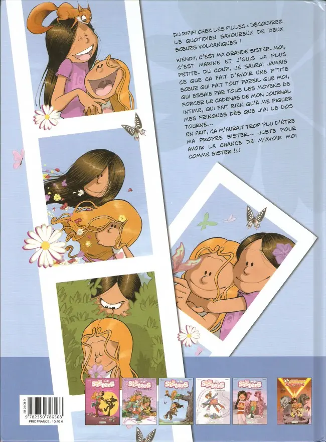 Verso de l'album Les Sisters Tome 3 C'est elle qu'a commencé