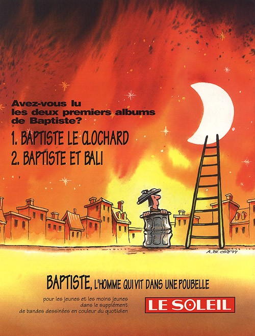Verso de l'album Baptiste Tome 3 Le monde de Baptiste