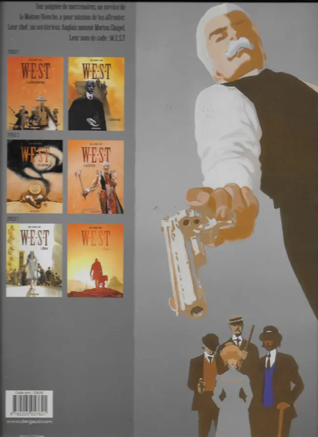 Verso de l'album W.E.S.T Tome 3 El Santero