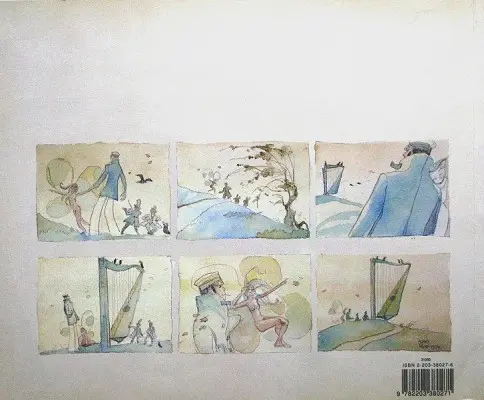 Verso de l'album Aquarelles