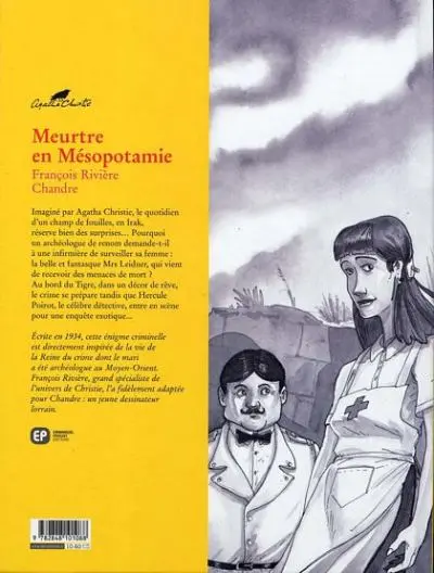 Verso de l'album Agatha Christie Tome 12 Meurtre en Mésopotamie