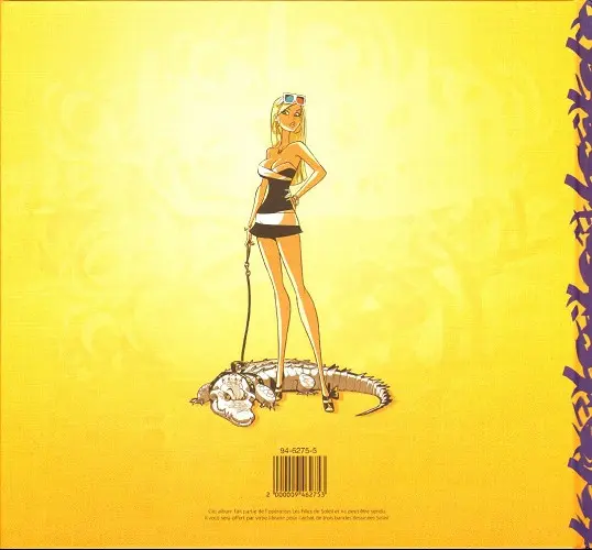 Verso de l'album Les Filles de Soleil N° 16