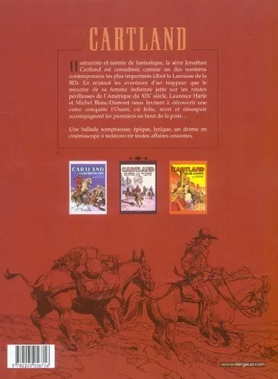 Verso de l'album Jonathan Cartland L'Intégrale 2