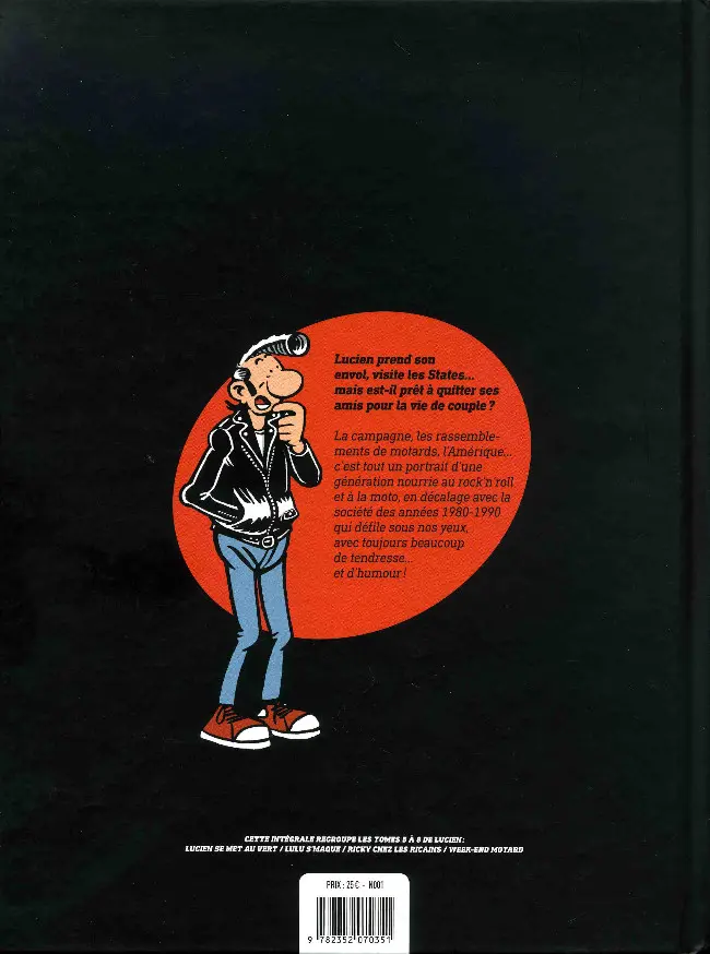 Verso de l'album Lucien Intégrale Vol. 2