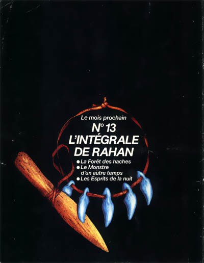 Verso de l'album L'Intégrale de Rahan N° 12