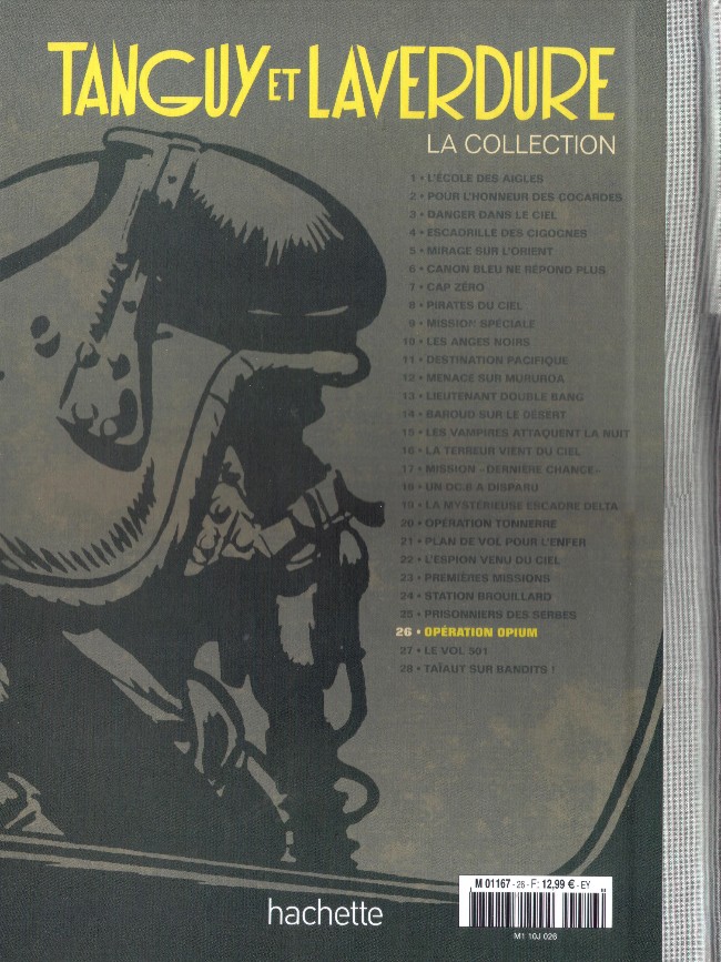 Verso de l'album Tanguy et Laverdure - La Collection Tome 26 Opération Opium