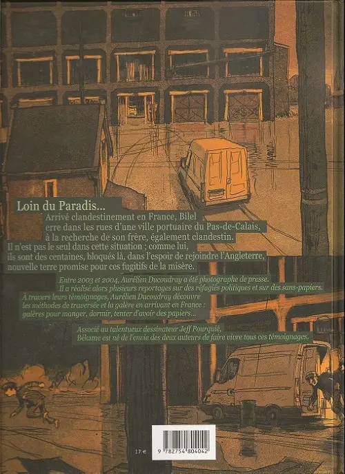 Verso de l'album Békame Première partie