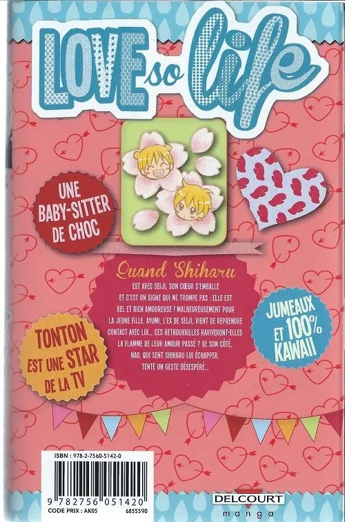 Verso de l'album Love so Life 12
