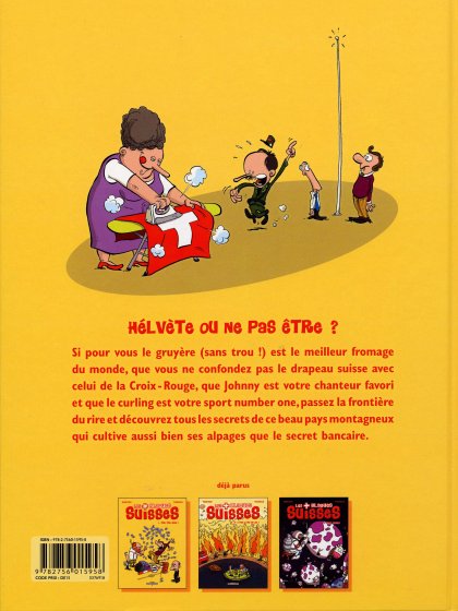 Verso de l'album Les Blagues suisses Tome 3 Star Vaches