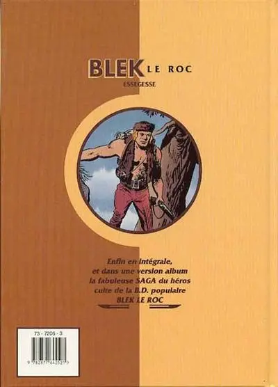 Verso de l'album Blek le roc 5