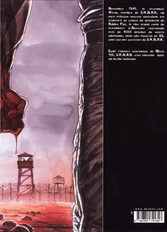 Verso de l'album Block 109 Tome 6 S.H.A.R.K.