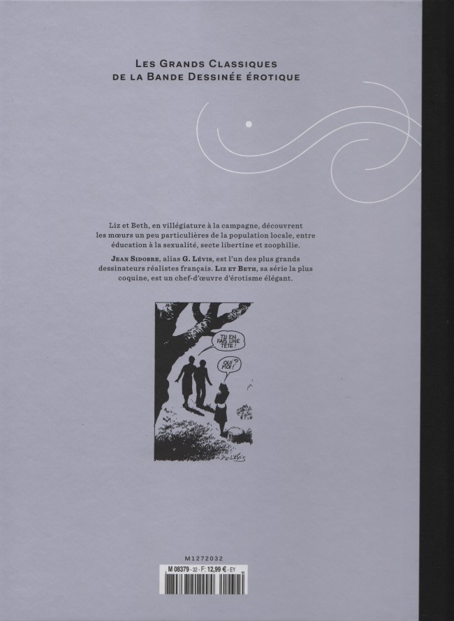 Verso de l'album Les Grands Classiques de la Bande Dessinée Érotique - La Collection Tome 32 Liz et Beth - Tome 3