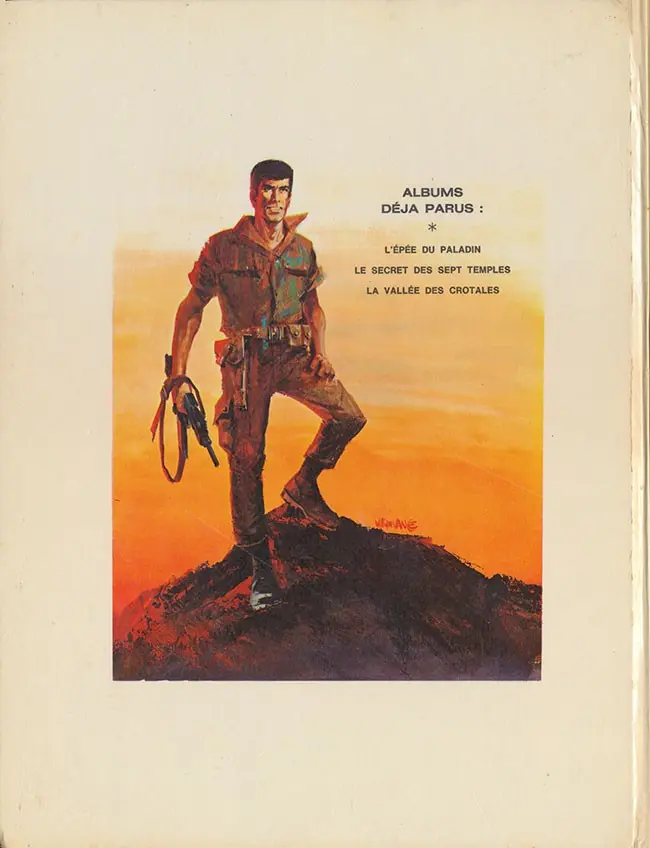 Verso de l'album Bob Morane Tome 10 Opération chevalier noir