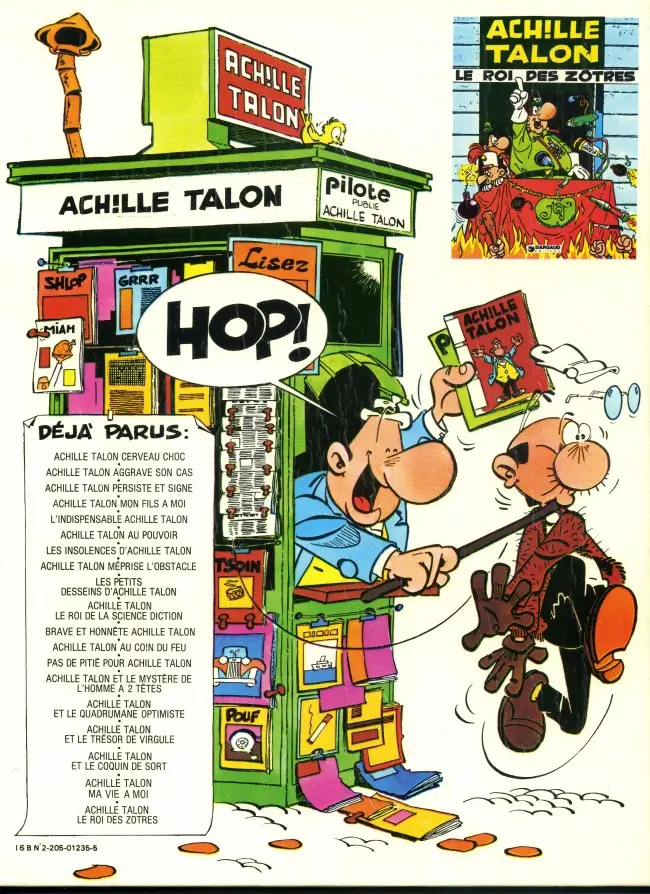 Verso de l'album Achille Talon Tome 21 Ma vie a moi