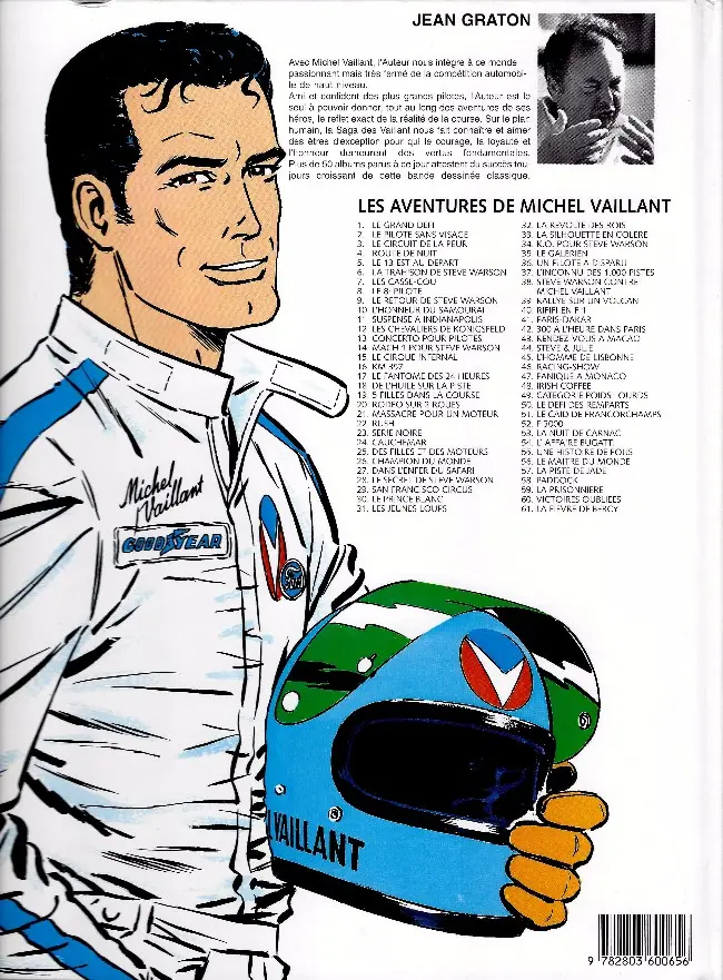 Verso de l'album Michel Vaillant Tome 22 Rush