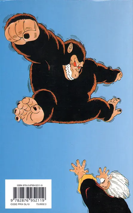 Verso de l'album Dragon Ball (sens français) Tome 5 L'Ultime Combat