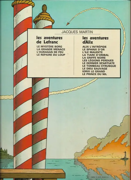 Verso de l'album Lefranc Tome 3 Le mystère Borg