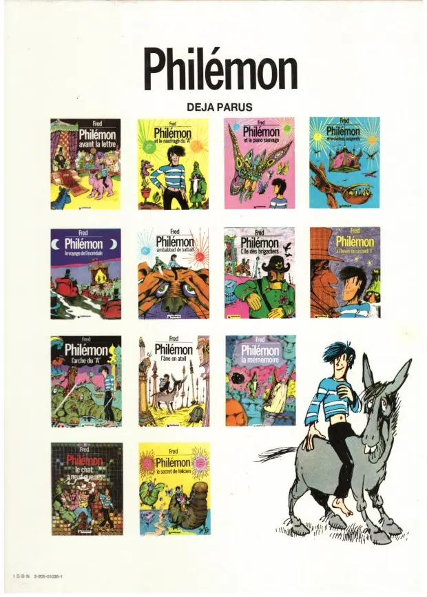 Verso de l'album Philémon Tome 8 L'arche du A