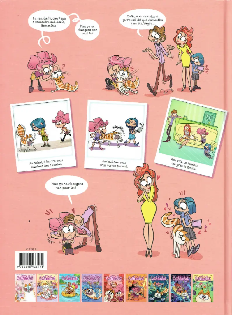 Verso de l'album Cath & son chat Tome 5