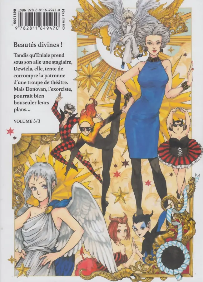 Verso de l'album Divines - Eniale & Dewiela 3