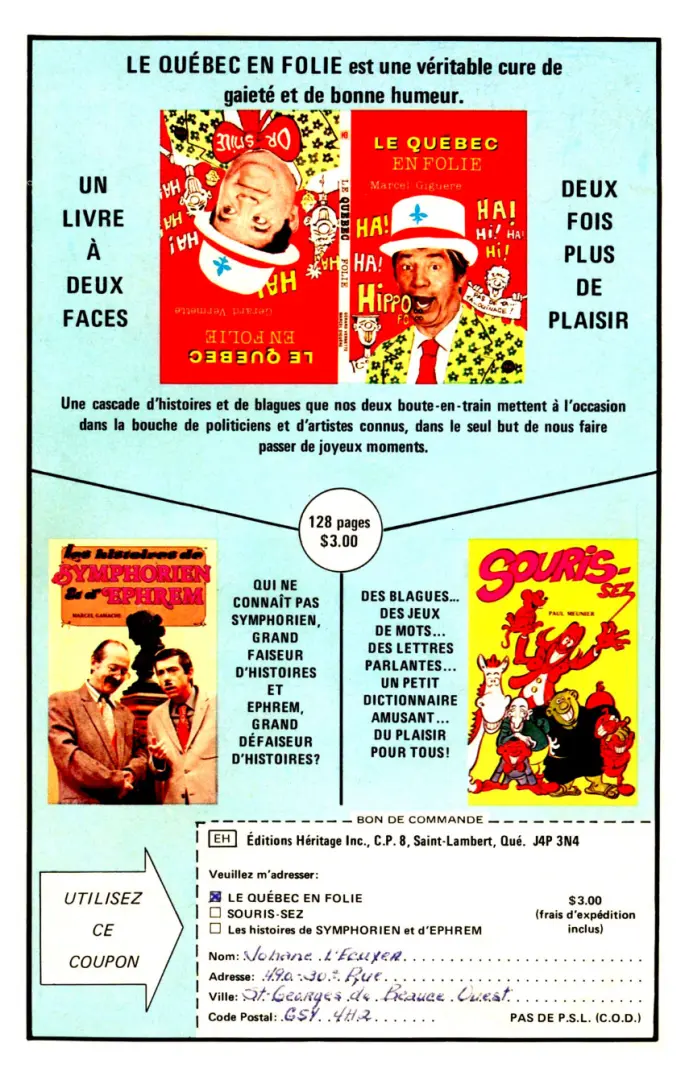 Verso de l'album Bingo Wilkin Tome 5 L'homme intérieur