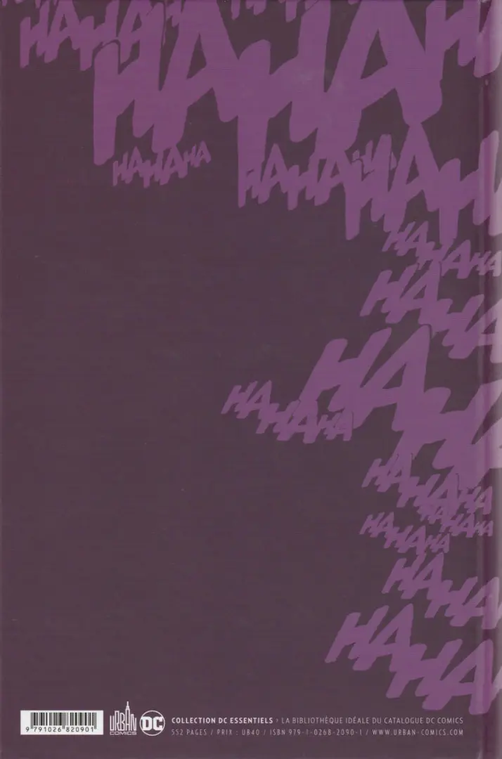 Verso de l'album Joker - 80 ans