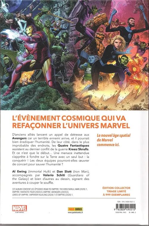 Verso de l'album Empyre Volume 1/4
