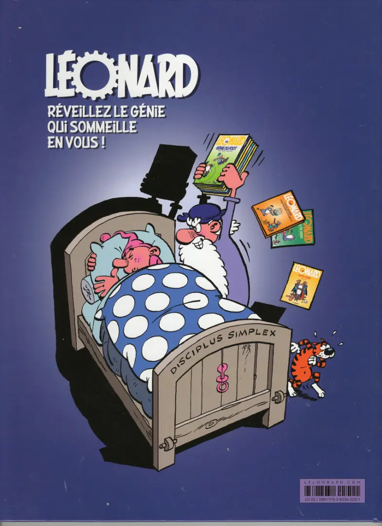 Verso de l'album Léonard Tome 37 C'est parti, mon génie !